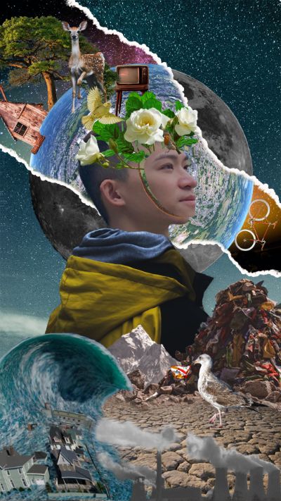 #02 Collage Art | Save the world