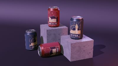 Pasteur Beer Label Design