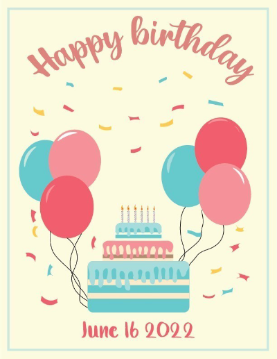 B-day card
