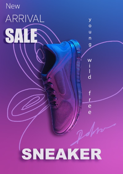 product poster - shoes