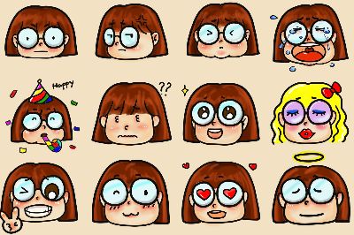 emoji Mái ngố