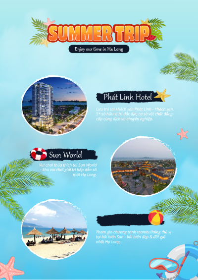 BTCK - Tờ rơi Summer Trip