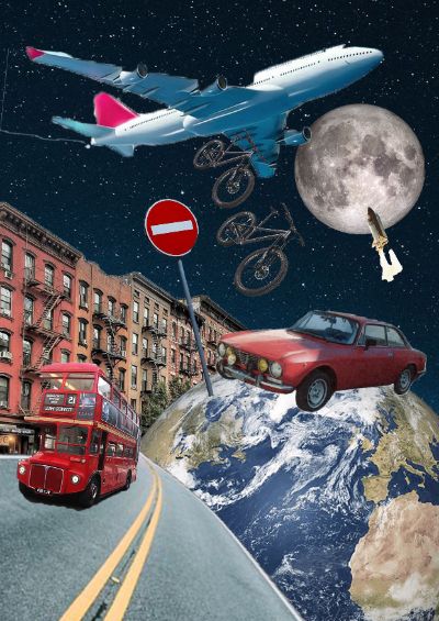 BTVN 1: Collage art - Thế giới ngã nghiêng
