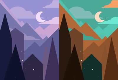NIGHT SKY IN DA FOREST