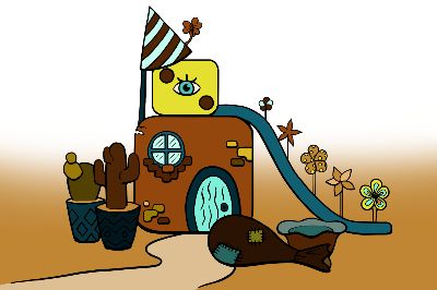 FRAGILE HOUSE (COLORED)