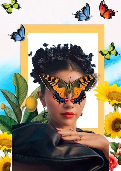Digital collage art