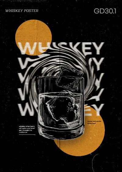 WHISKEY POSTER