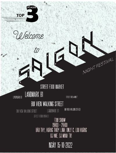 BTVN buổi 4 , Sài gòn night festival