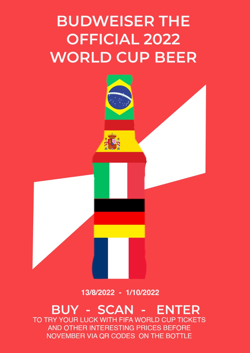Sự kiện giới thiệu Budweiser là hãng bia tài trợ cho WC2022 và chương trình khuyến mãi cho đợt WC 2022