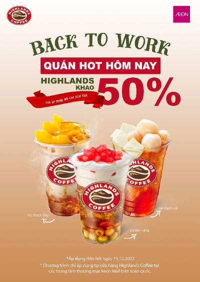 highlands coffee poster