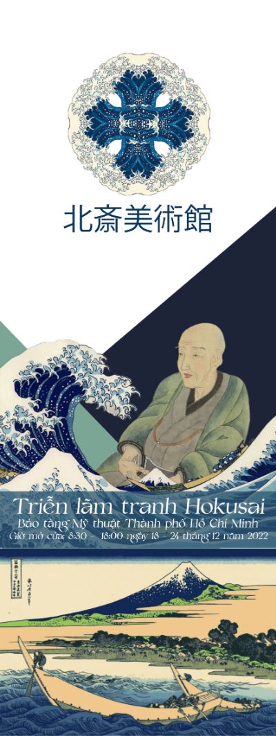 Standee Triễn lãm Hokusai (Bài cuối kỳ)