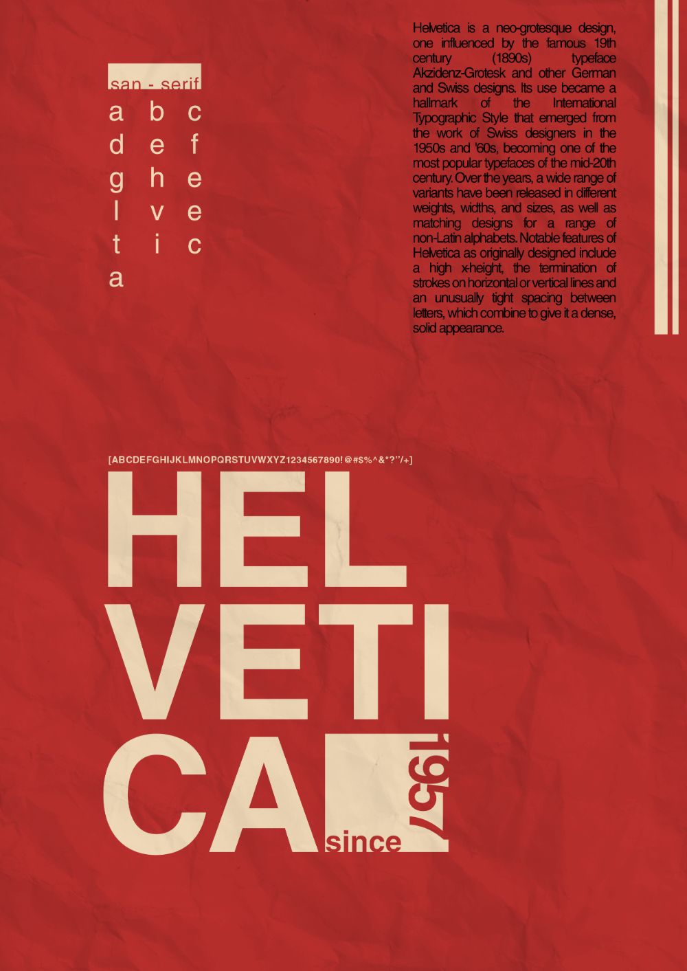 [BTVN Số 3] Helvetica Poster