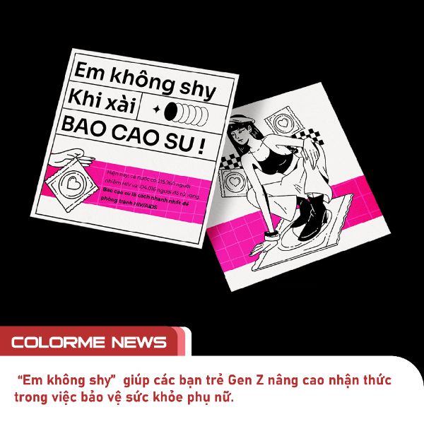 "Em không shy" giúp các bạn trẻ gen Z nâng cao nhận thức trong việc bảo vệ sức khỏe phụ nữ