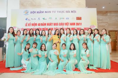 Nhân kỷ niệm tri ân ngày nhà giáo của tập thể MẦM NON ANH QUỐC