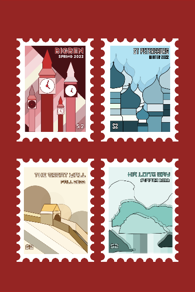 The seasons in the child's eyes
