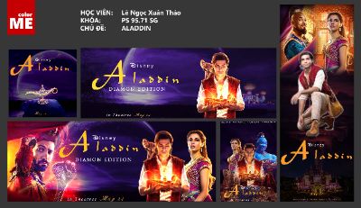 THIẾT KẾ MOCKUP VỀ PHIM ALADDIN