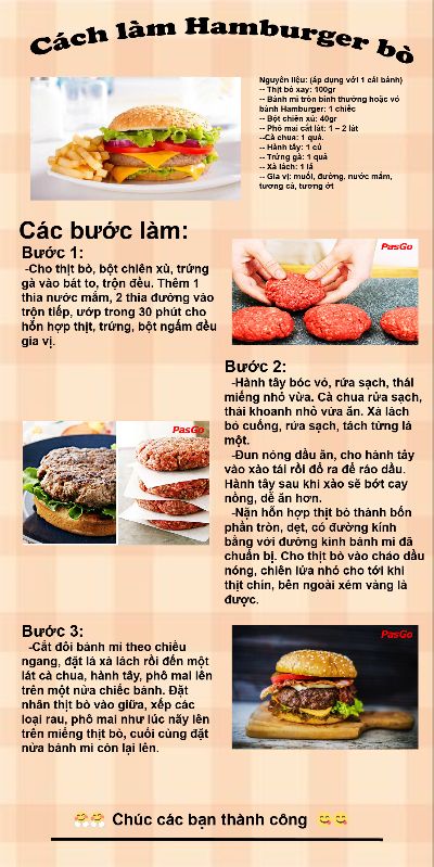 Cách làm Hamburger