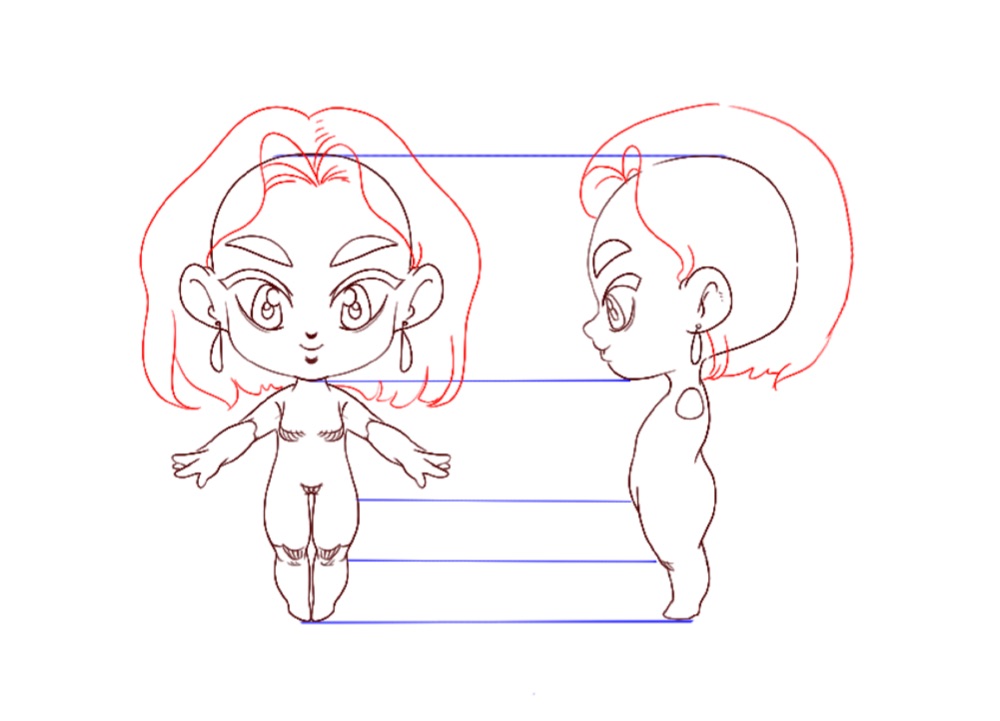 Tỉ lệ nhân vật chibi