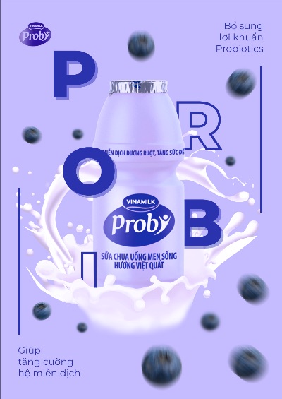 Vinamilk Probi - Blueberry