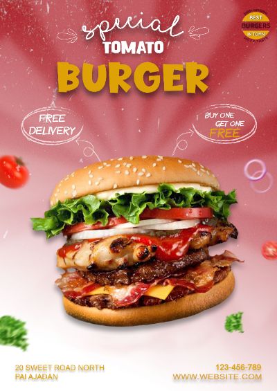 burger poster