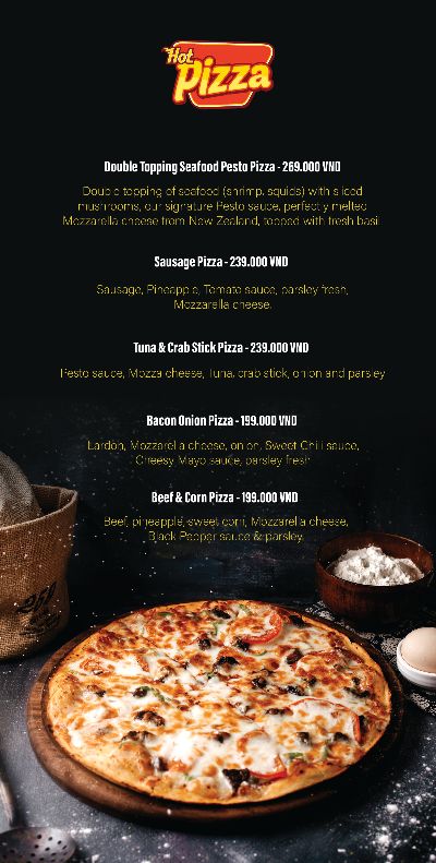 Menu Pizza