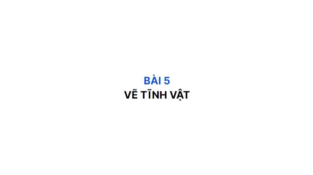 Vẽ tĩnh vật