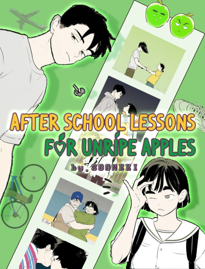 Poster truyện tranh " After school lessons for unriped apples"