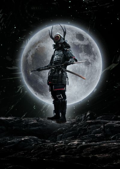 Samurai on the moon