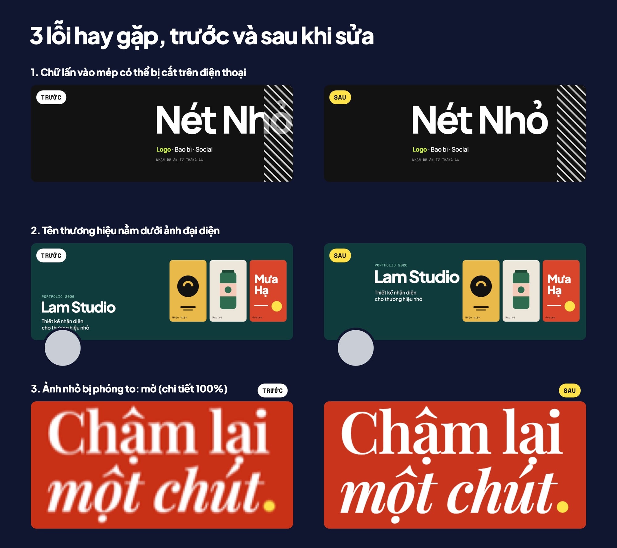 Lỗi thường gặp khi làm ảnh bìa Facebook