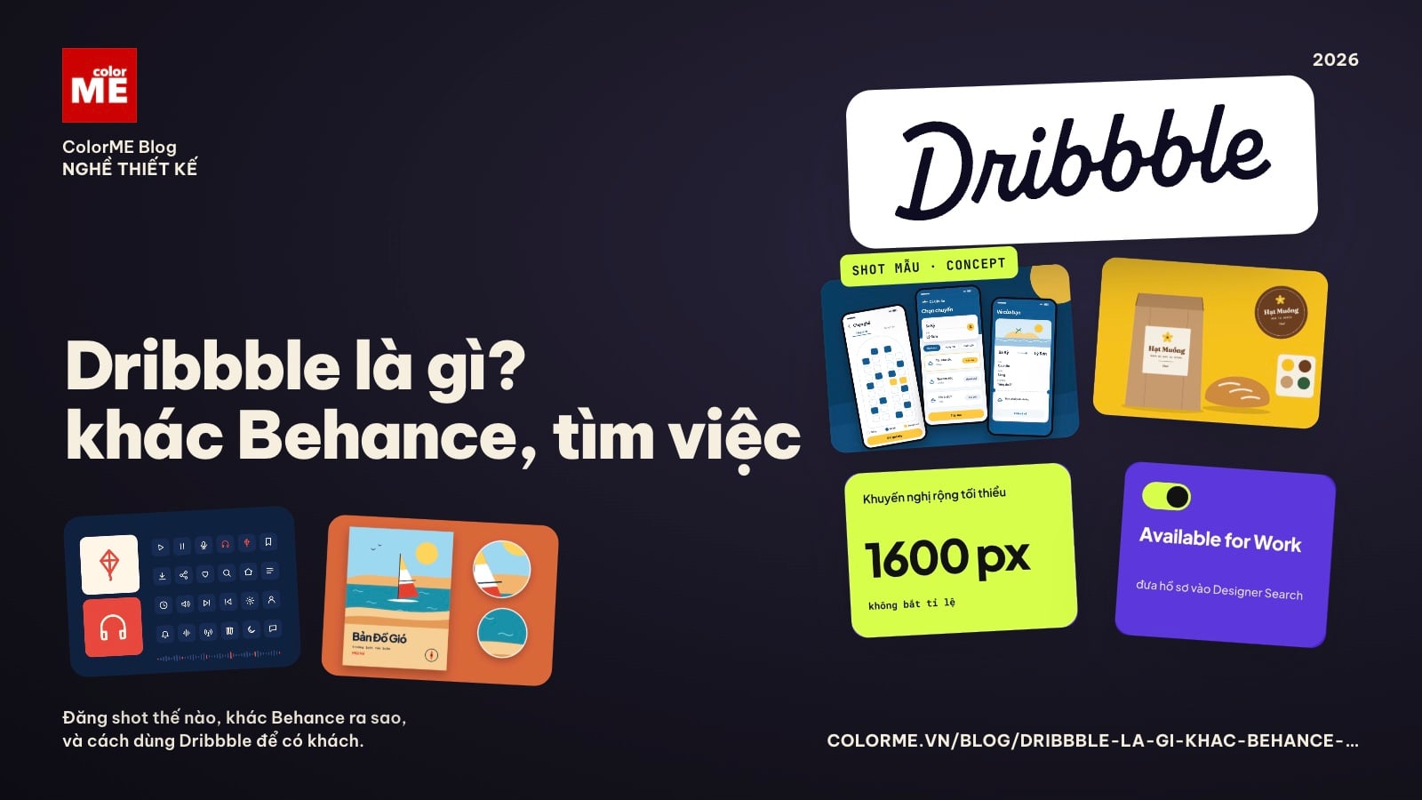 image - Dribbble là gì? Khác Behance thế nào và cách dùng để tìm việc