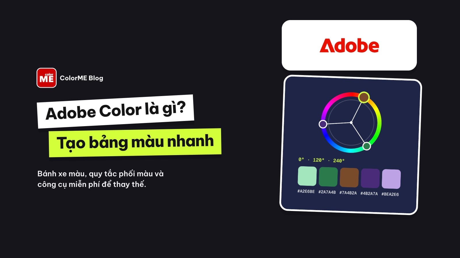 Adobe Color là gì? Cách tạo bảng màu và lựa chọn thay thế miễn phí