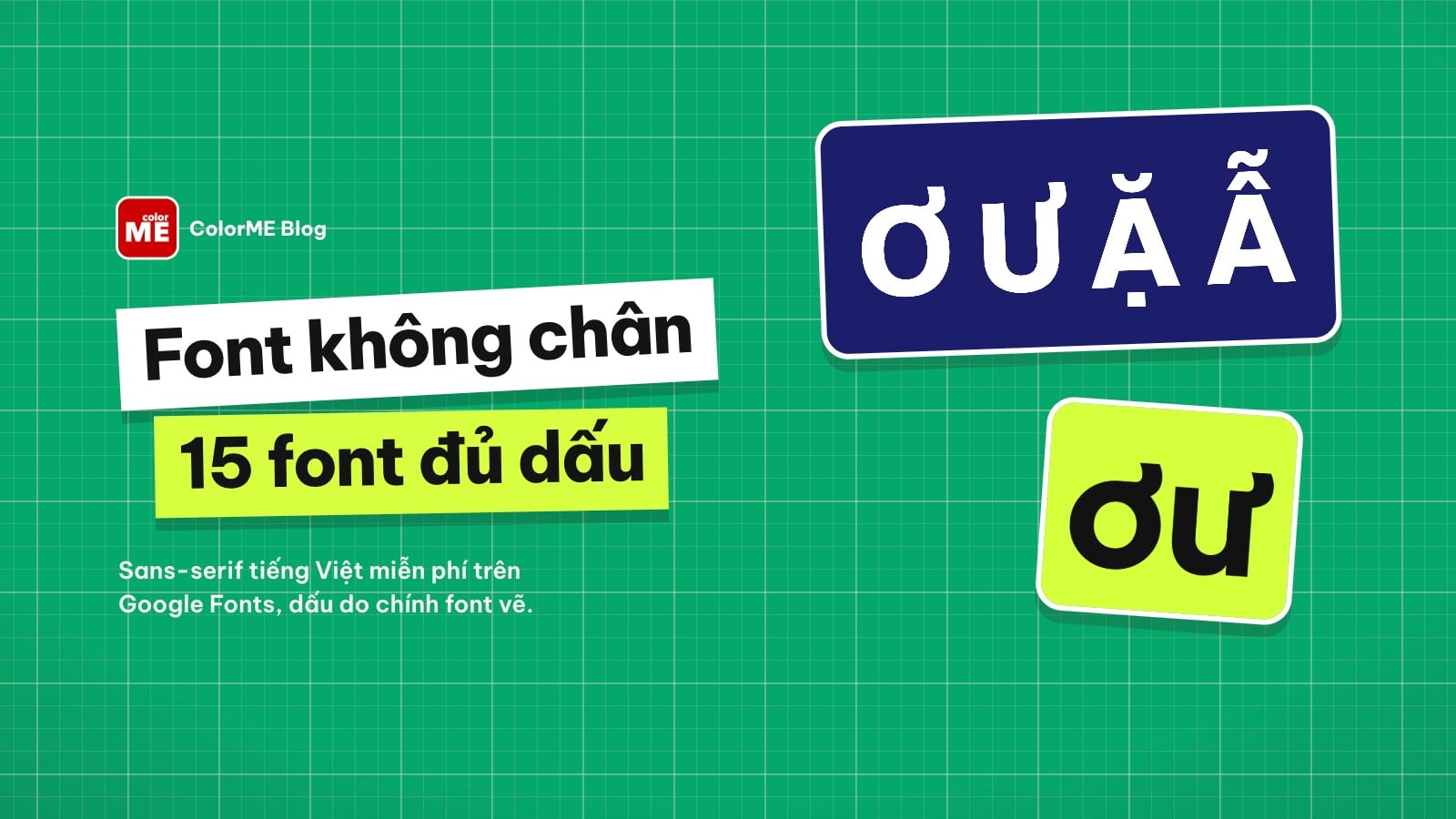 Font không chân đẹp: 15 font sans-serif tiếng Việt miễn phí