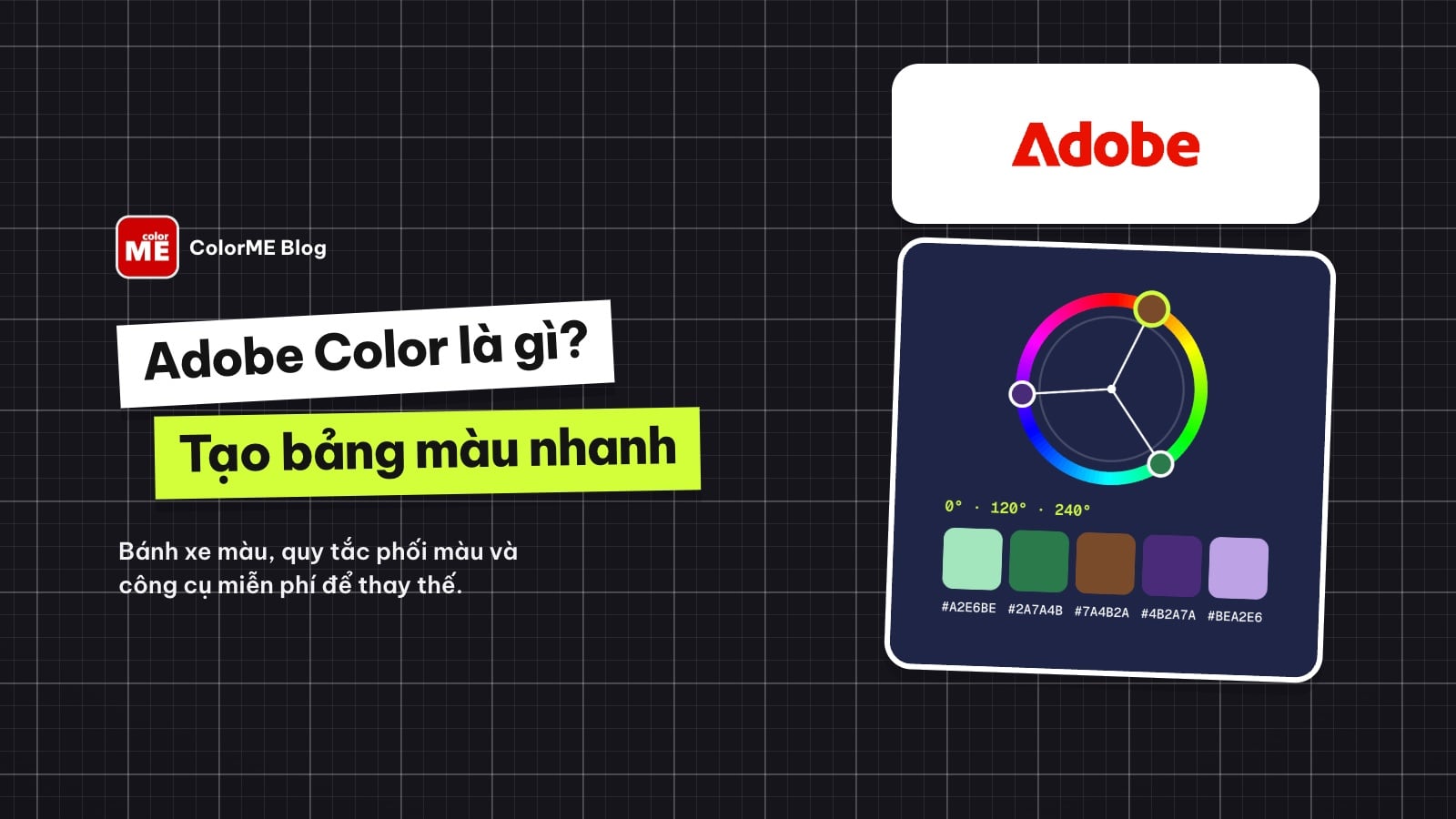 Adobe Color là gì? Cách tạo bảng màu và lựa chọn thay thế miễn phí