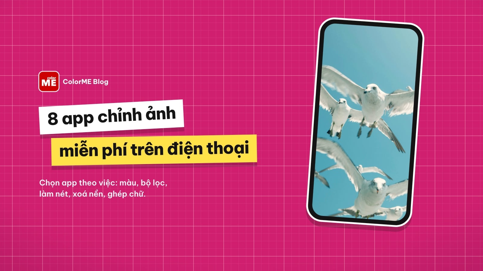App chỉnh ảnh đẹp trên điện thoại: 8 app miễn phí đáng dùng