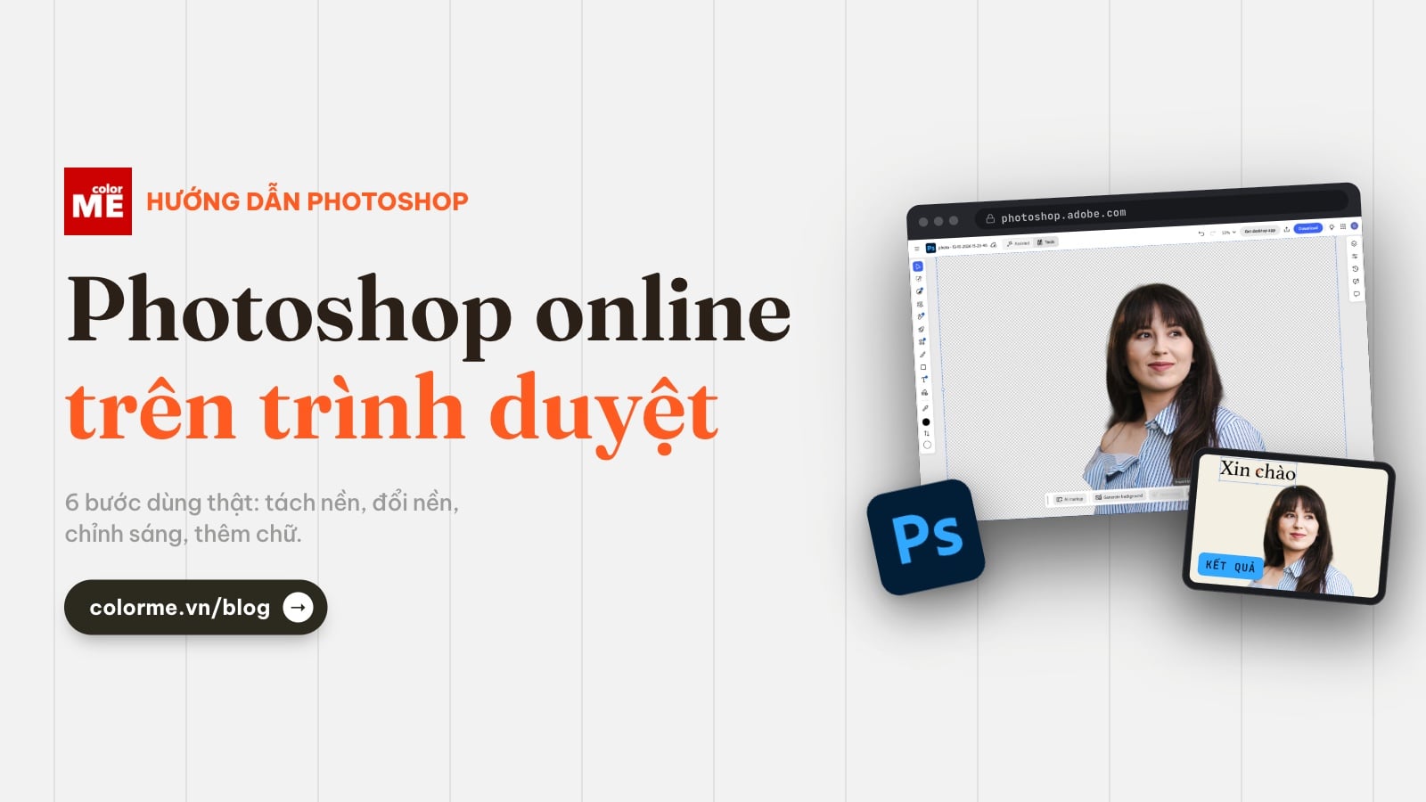 Photoshop online: cách dùng Photoshop trên web, có miễn phí không?