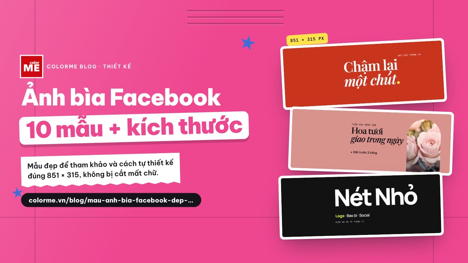Mẫu ảnh bìa Facebook đẹp và cách tự thiết kế đúng kích thước