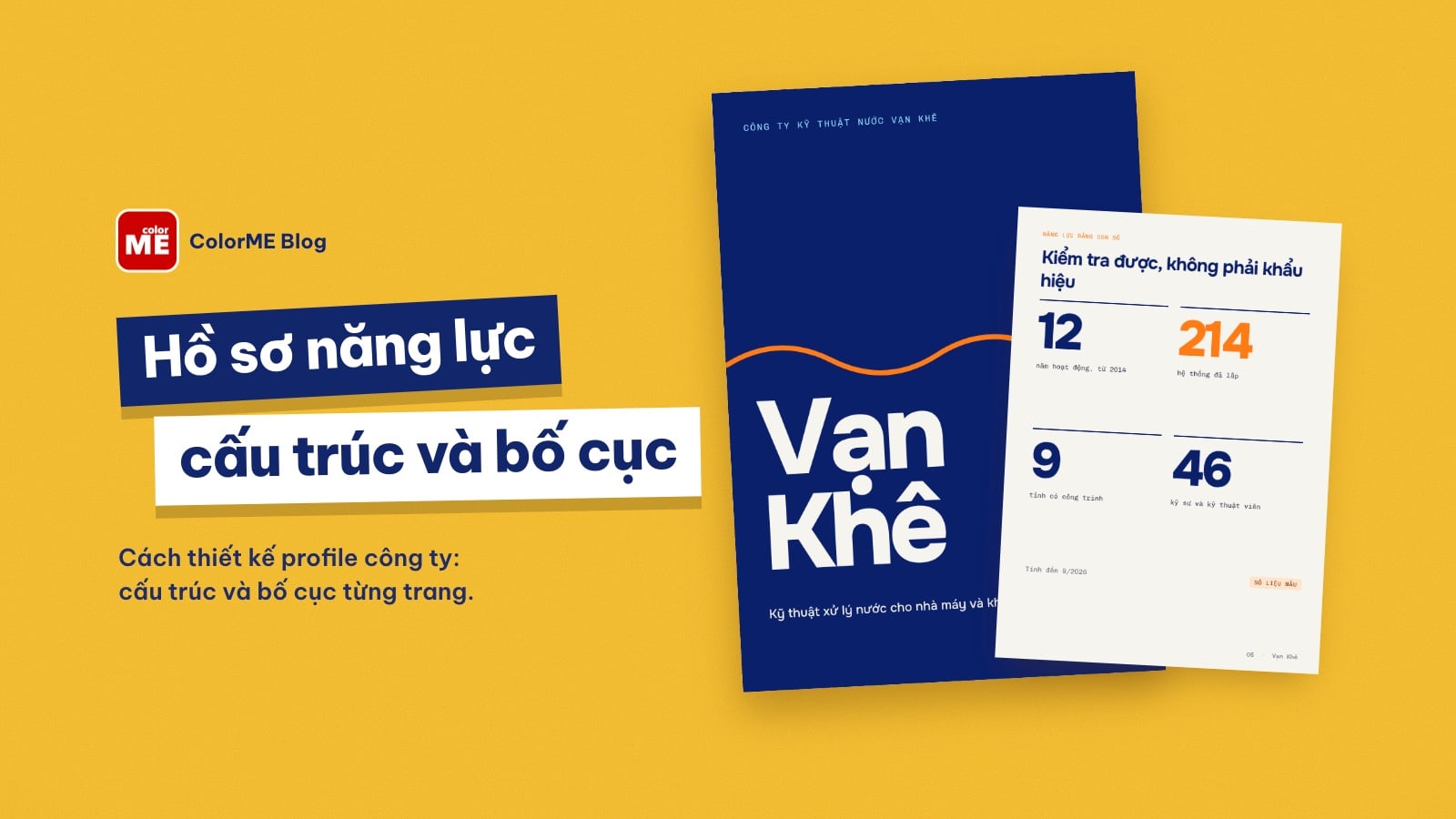 Cách thiết kế hồ sơ năng lực (profile công ty): cấu trúc và bố cục