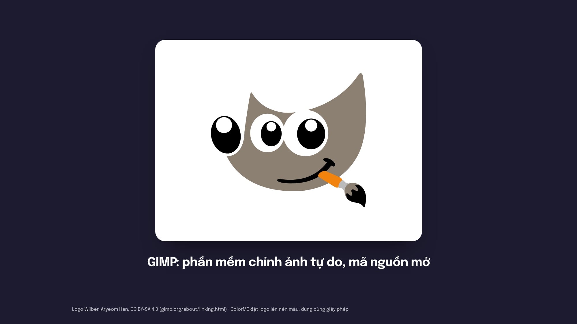 Logo GIMP (Wilber)
