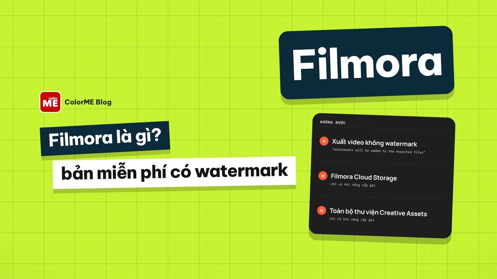 Filmora là gì? Bản miễn phí dùng được gì, hạn chế ra sao