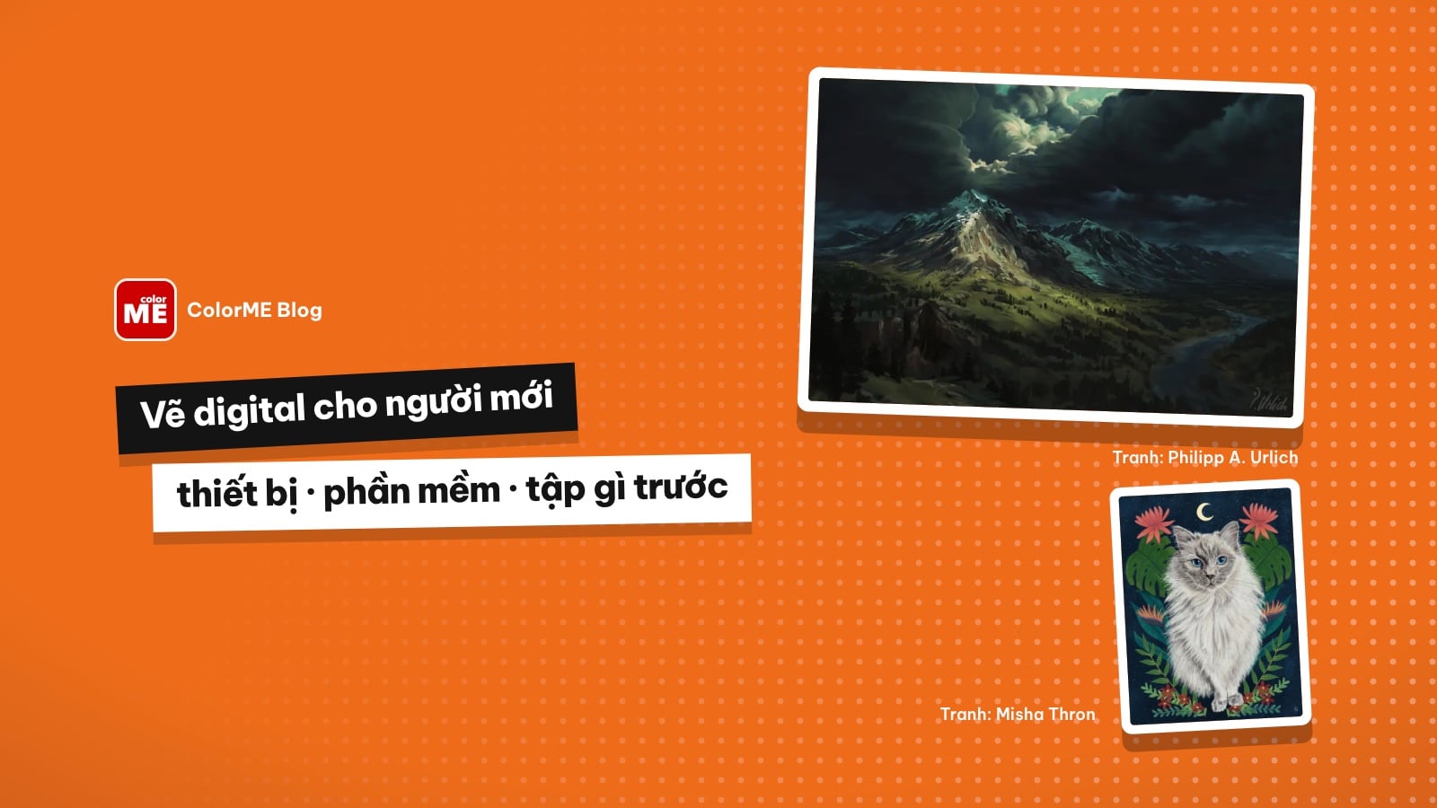Vẽ digital cho người mới: cần thiết bị gì, phần mềm nào, tập gì trước