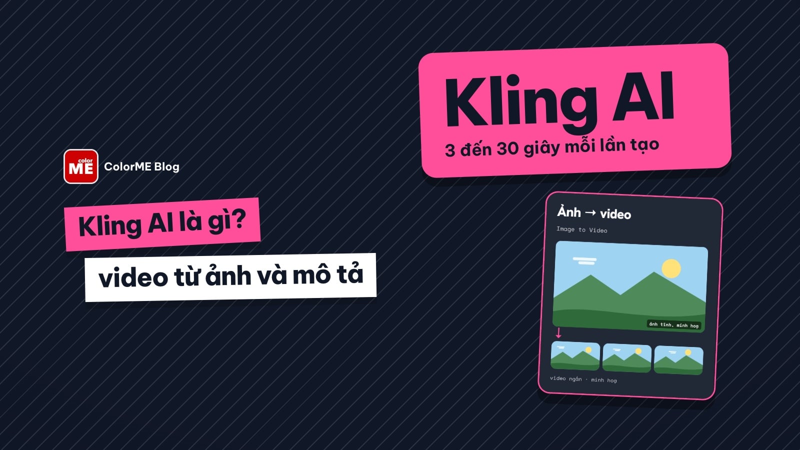 Kling AI là gì? Tạo video từ ảnh và mô tả, cách viết prompt Kling
