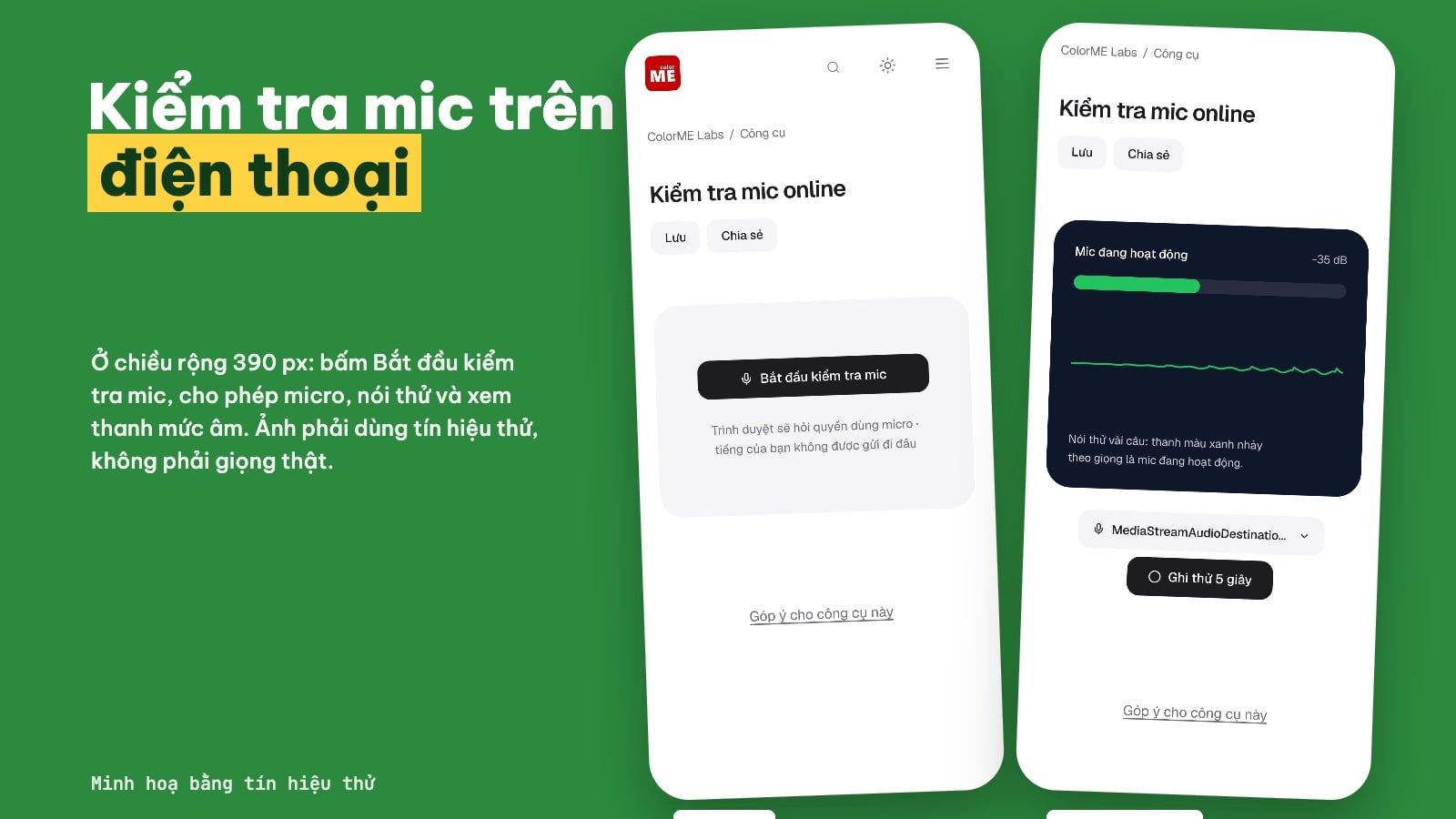 Test mic online: kiểm tra micro trước khi quay video, thu âm, họp Zoom