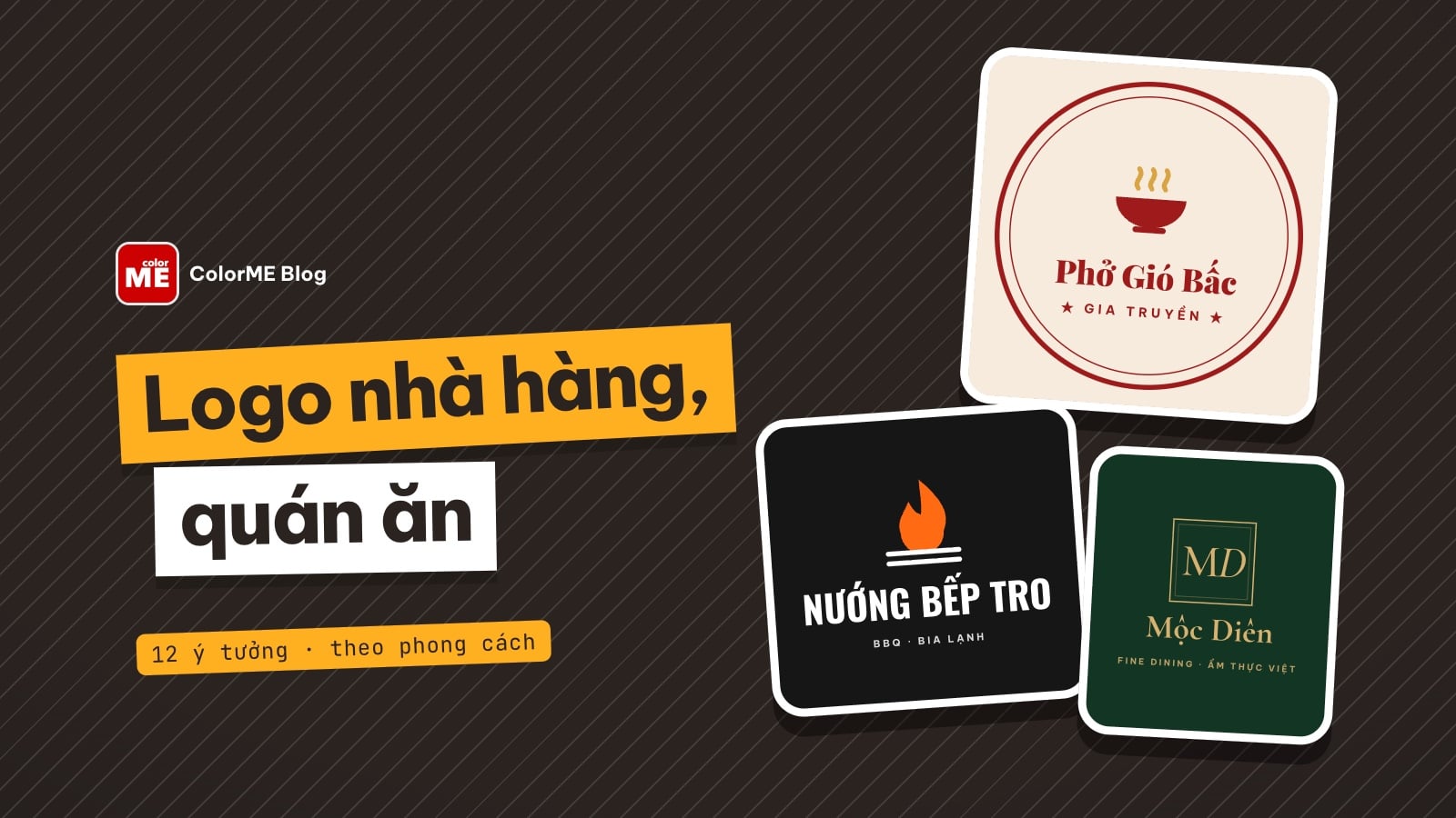 Logo nhà hàng, quán ăn: 12 ý tưởng theo từng phong cách