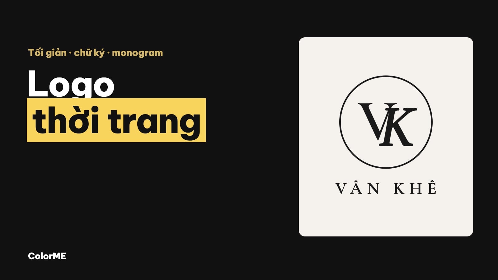 Logo thời trang: phong cách tối giản, chữ ký, monogram