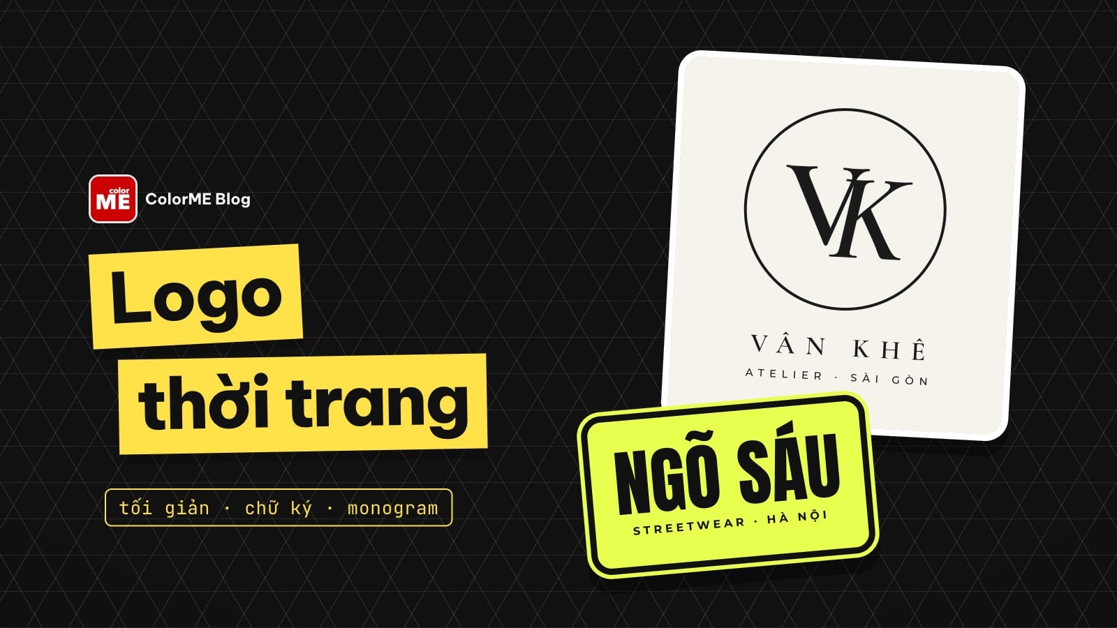 Logo thời trang: phong cách tối giản, chữ ký, monogram