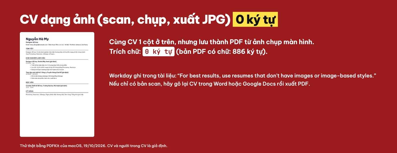CV dạng ảnh scan không đọc được chữ