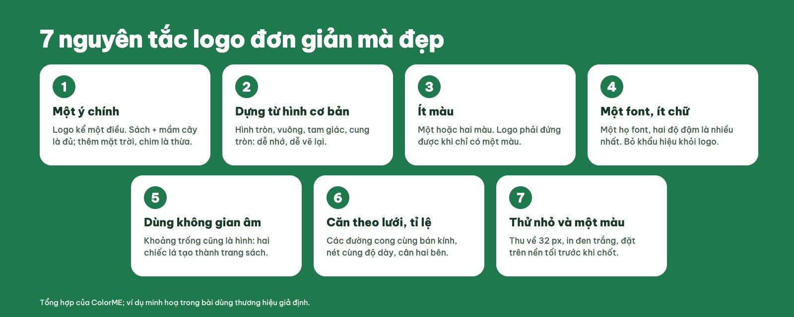 7 nguyên tắc thiết kế logo tối giản