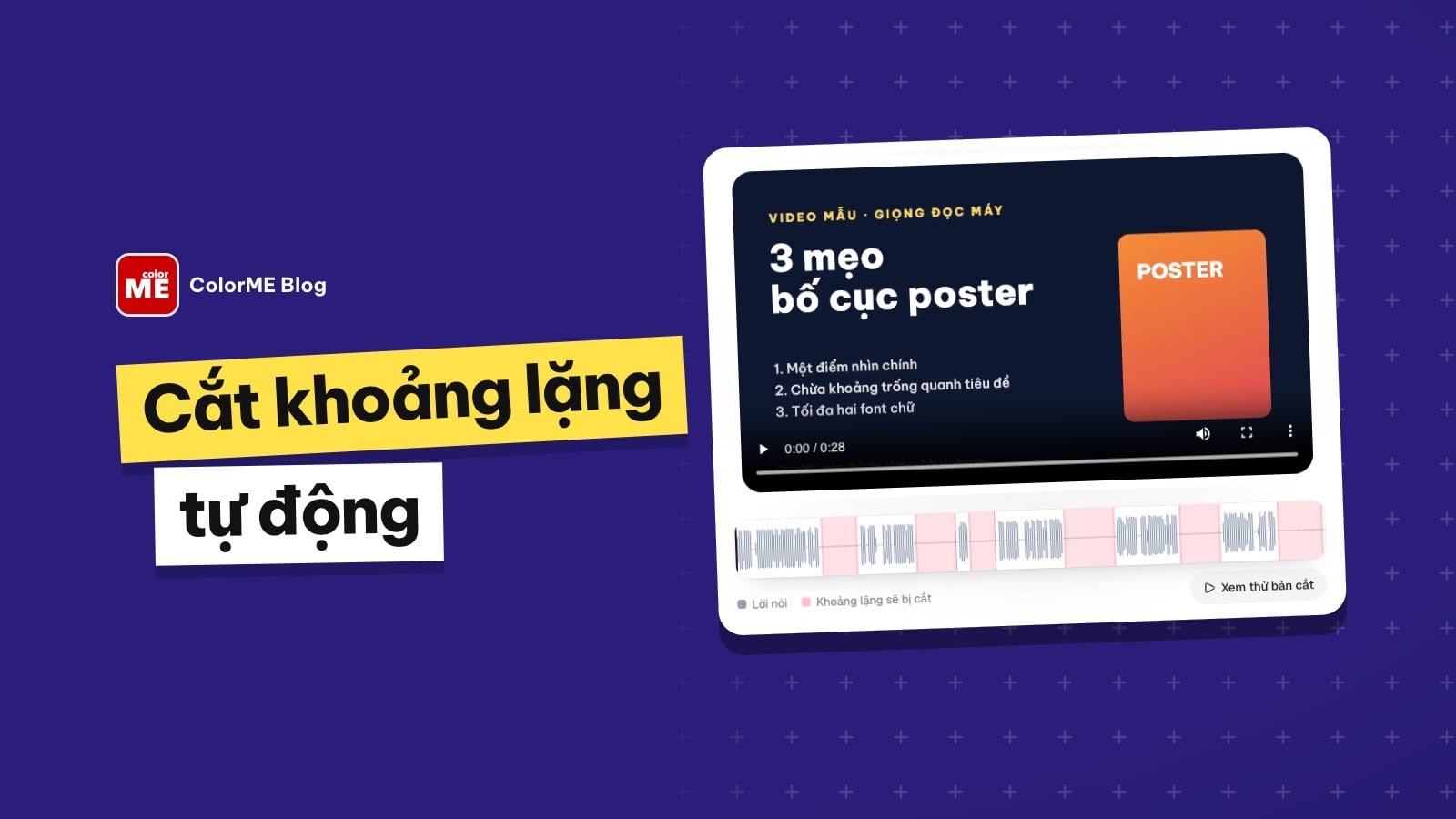 Jump cut tự động: cắt khoảng lặng trong video nói chuyện, vlog