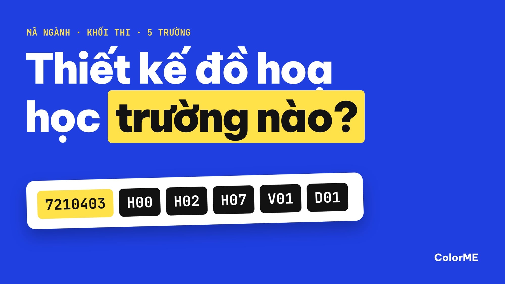 Ngành thiết kế đồ hoạ học trường nào, thi khối gì?