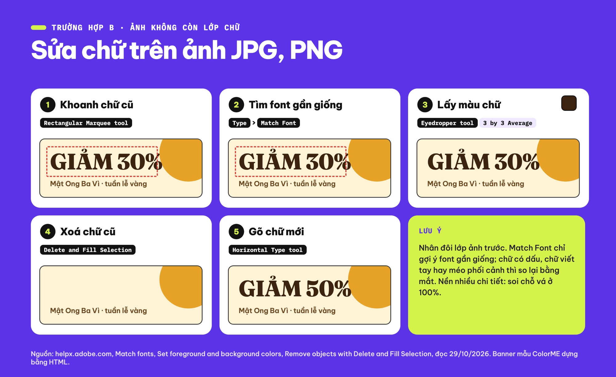 Sửa chữ trên ảnh JPG bằng Photoshop